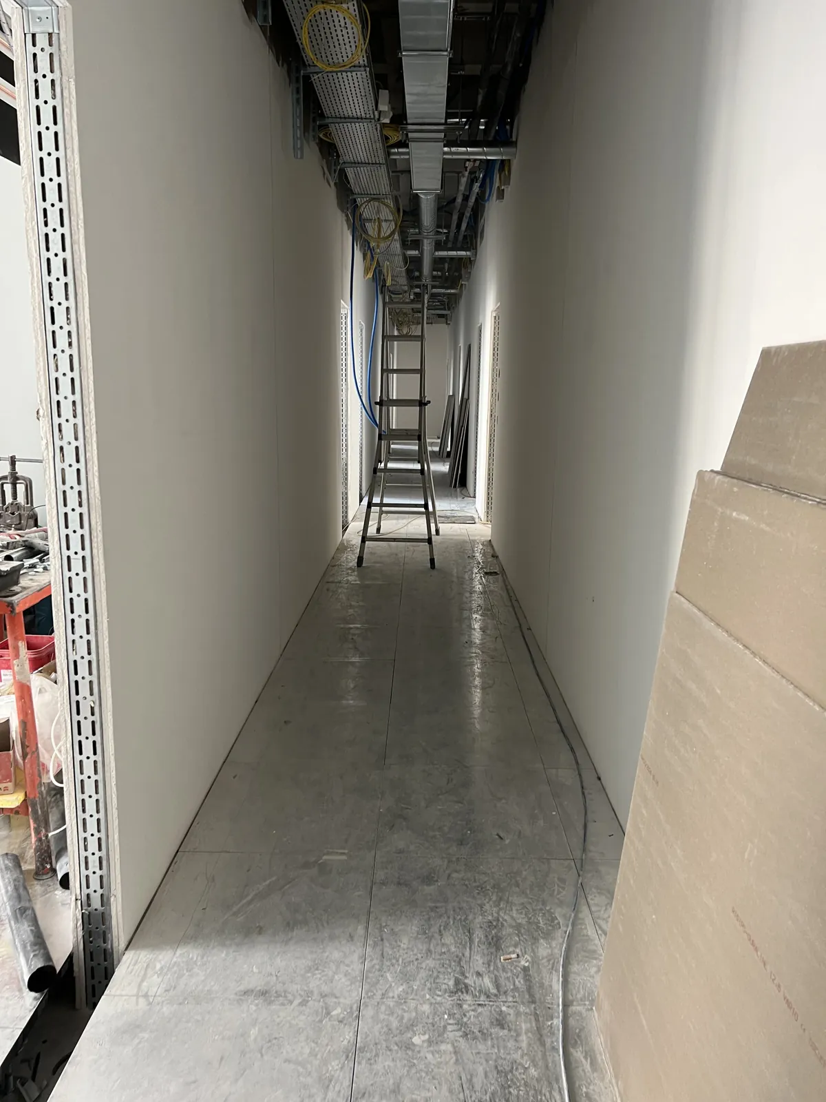 Avancement des finitions